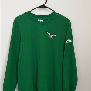 Eagles Green Waffle-knit Crewneck